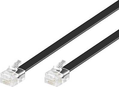 MicroConnect Flat RJ12-RJ12 6m