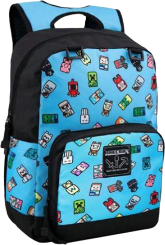 Minecraft Bobble Mobs Backpack - Blue