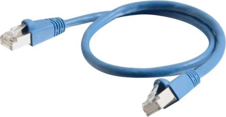 C2G S/FTP Cat6a RJ45 Booted 1m