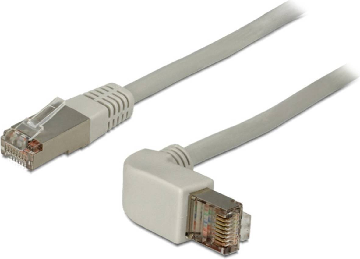 DeLock Cat6a S/STP RJ45 - Angled RJ45 M-M 1m