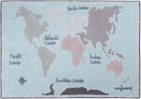 Vintage Map Rug