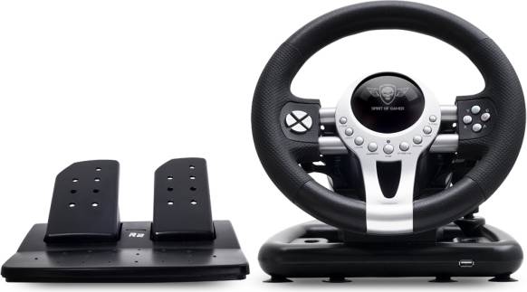 Pro 2 Racing Wheel - Black/Silver