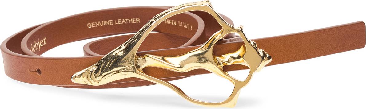 Rodebjer Shell Belt - Brown/Gold