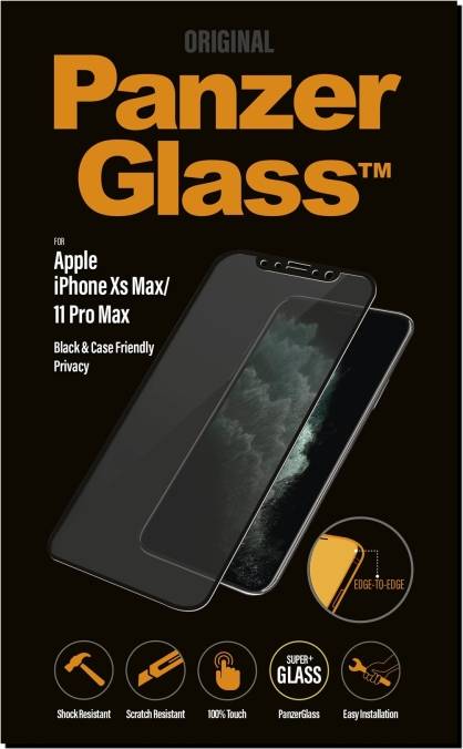 PanzerGlass Privacy Case Friendly Screen Protector for iPhone XS Max/11Pro Max