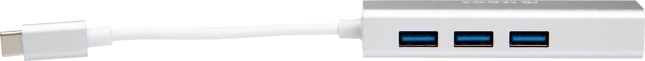 USB C-3USB A/RJ45 3.0 M-F