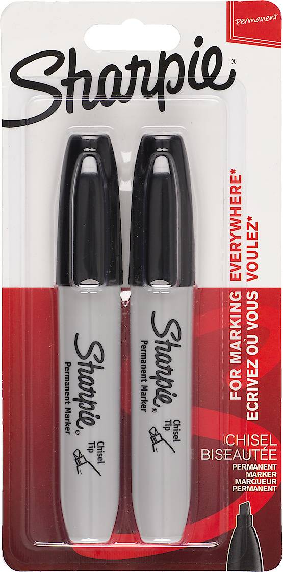 Sharpie Merkepenn Sort 2 Stk