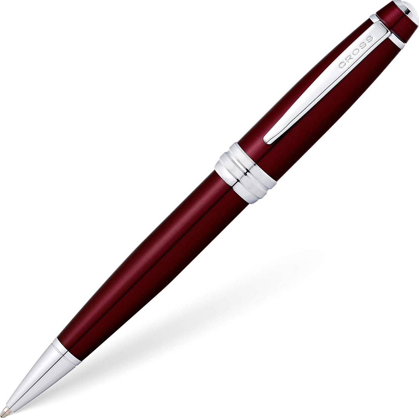 Bailey Biros Rood Zilver Balpen