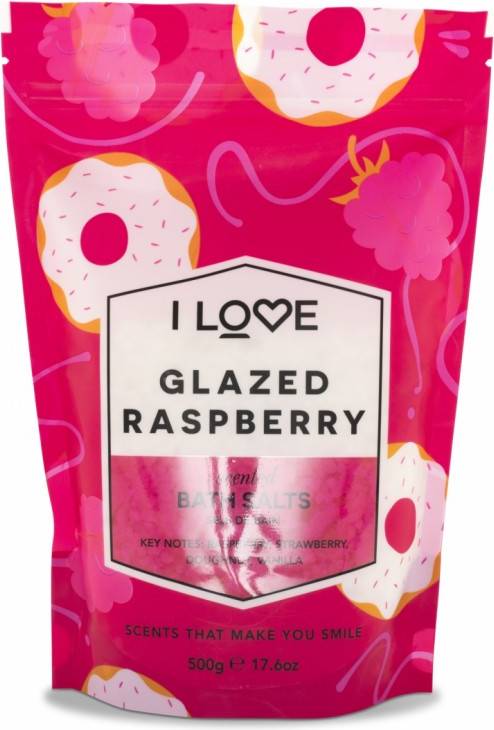 I love... Glazed Raspberry Bath Salts 500g