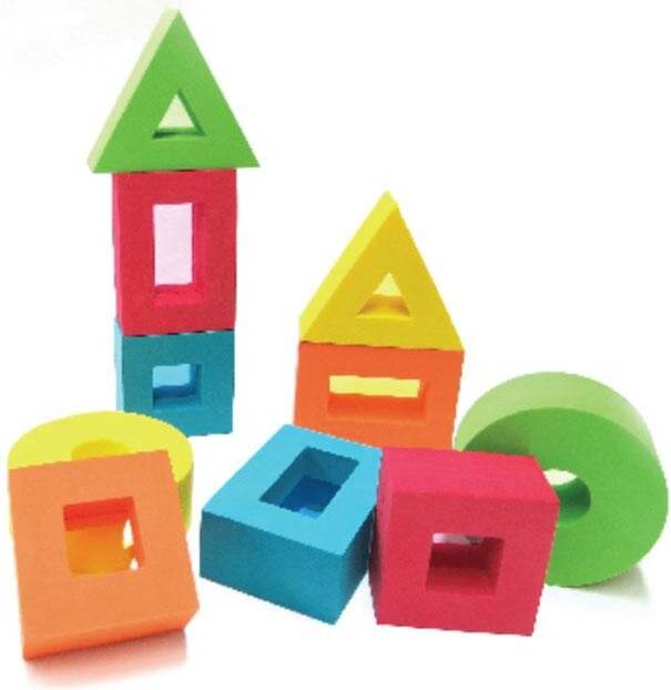 Edushape Color Window Blocks 12pcs