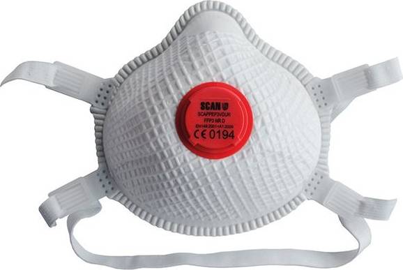 Scan Duranet Valved Disposable Masks FFP3 2-pack