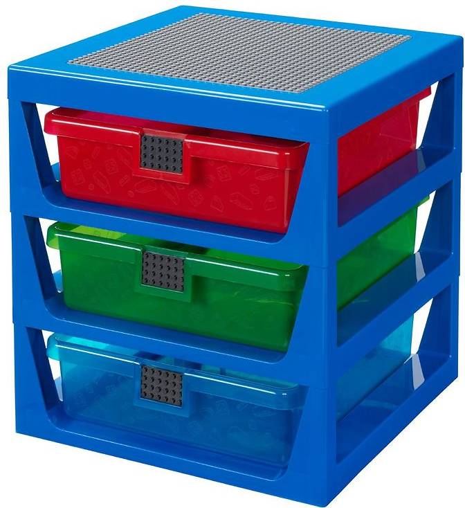 Lego 3-Drawer Storage Rack