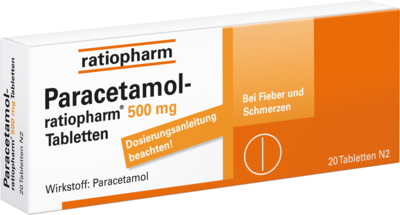 Paracetamol Paracetamol Ratiopharm 500mg