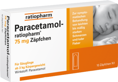 Paracetamol Paracetamol Ratiopharm 75mg