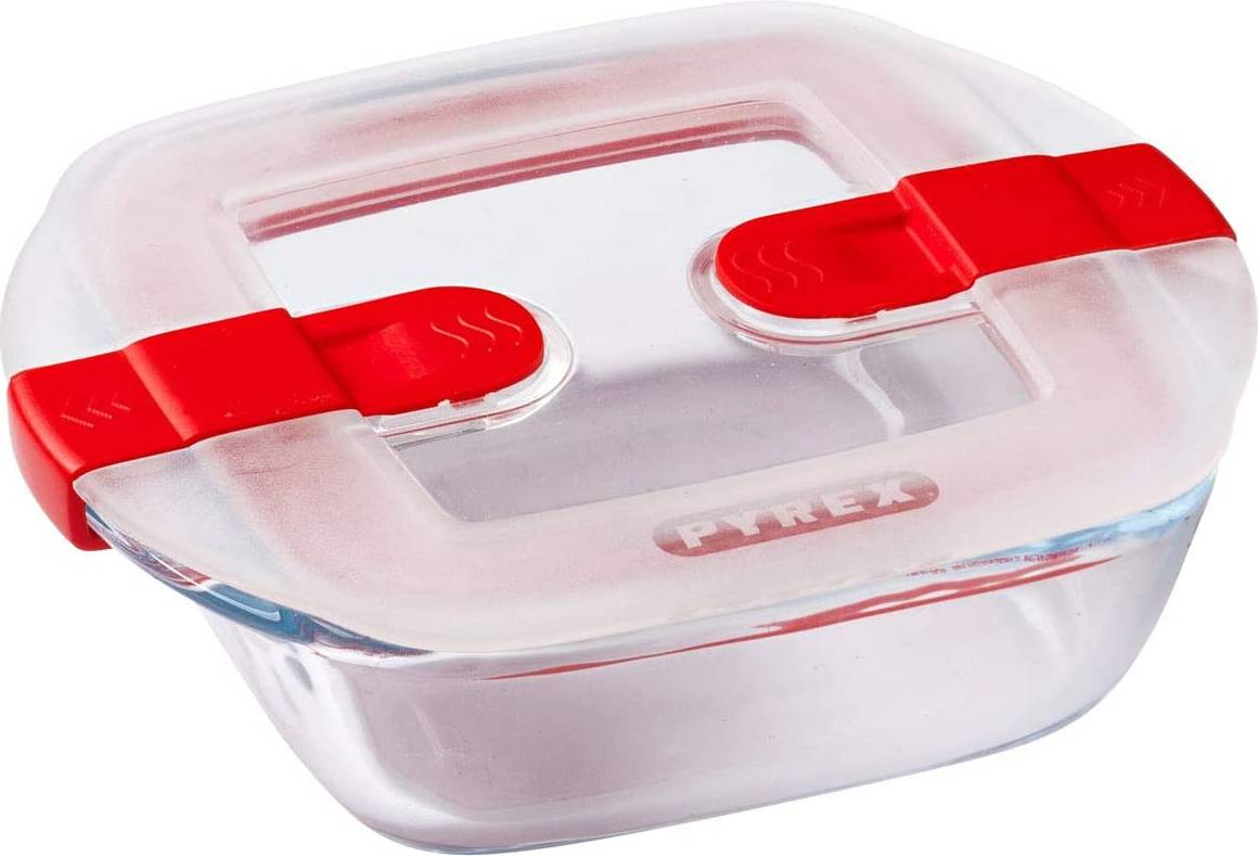 Pyrex Cook & Heat Microwave Square Food Container 0.35L