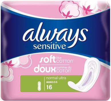 Always Sensitive Normal Ultra 16-pack
