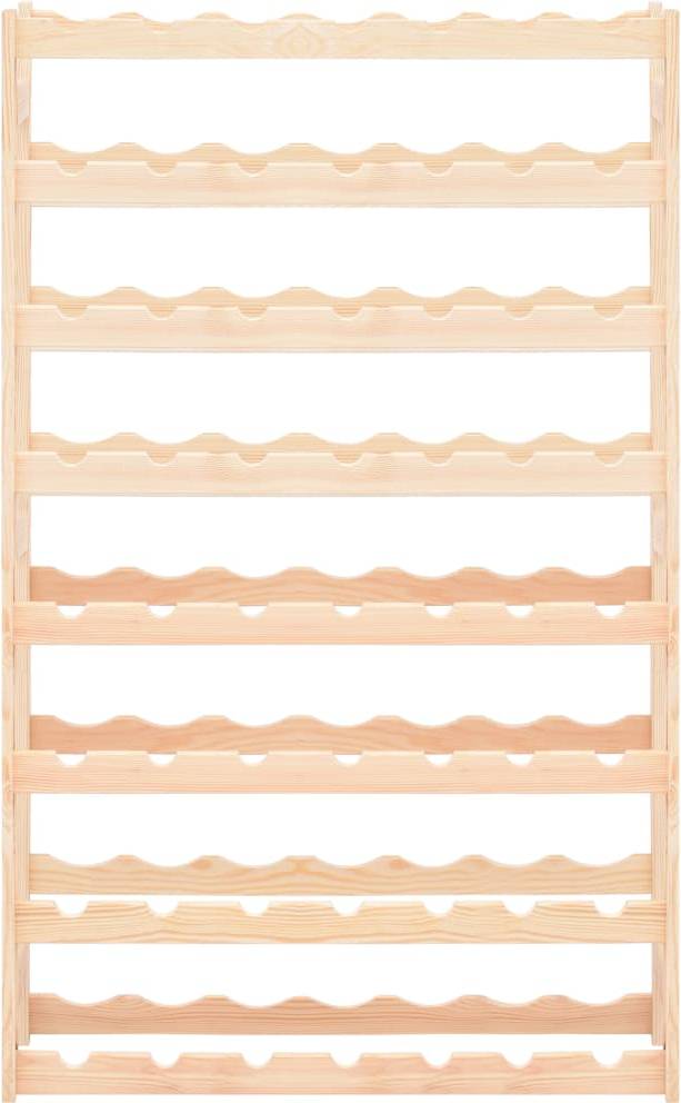 vidaXL 286196 Natural Wine Rack 72x118cm