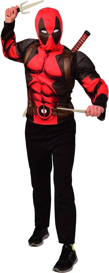 Rubies Deadpool Top & Weapon Kit