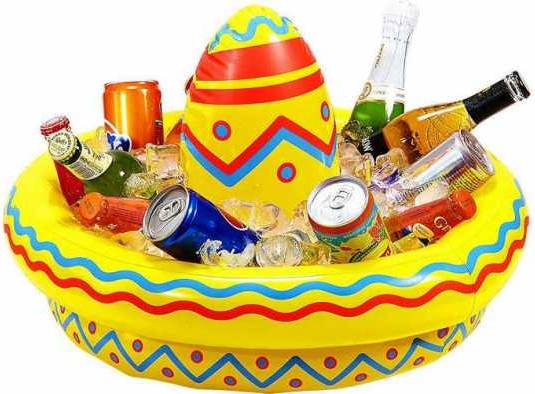 Widmann Inflatable Decoration Inflatable Sombrero Cooler
