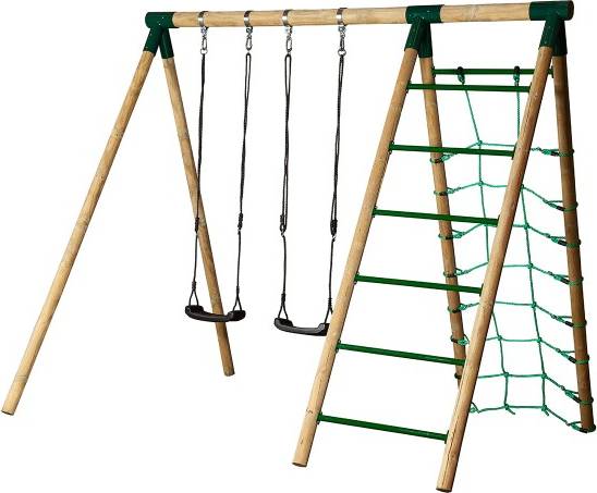 Tree Active High Swing with Climbing Net