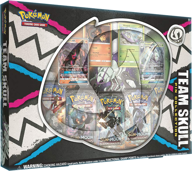 Pokemon collection Pokémon Team Skull Pin Collection