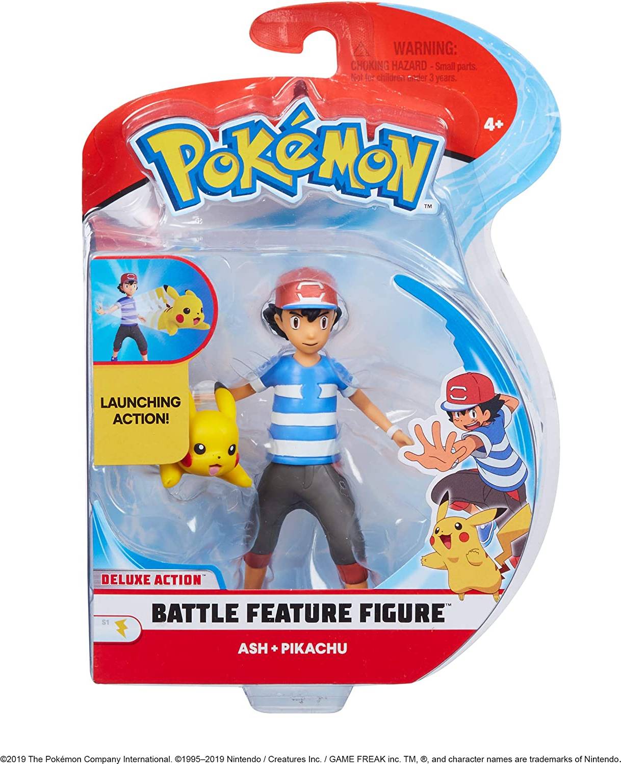 Battle Feature Figure Ash + Pikachu