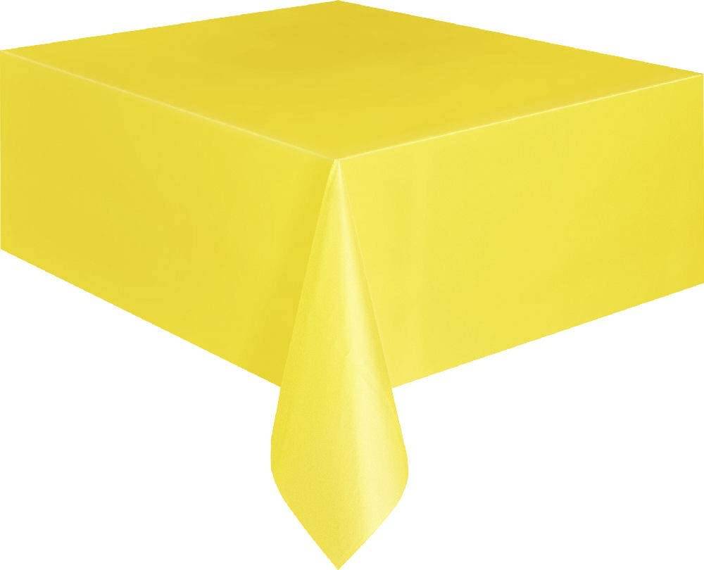 Unique Party Table Cloth Rectangle Yellow
