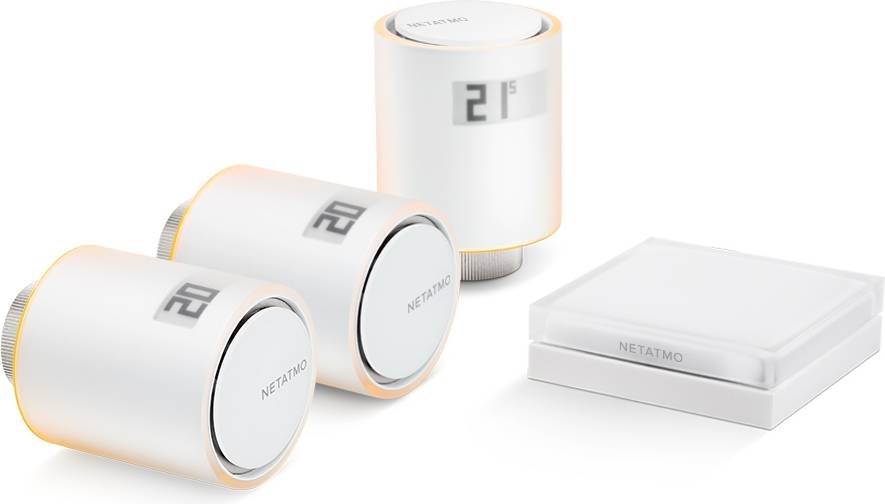 Smart thermostat Netatmo Smart Radiator Valves 3-pack