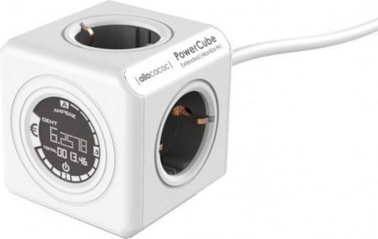 allocacoc PowerCube Extended Monitor 4-way 1.5m