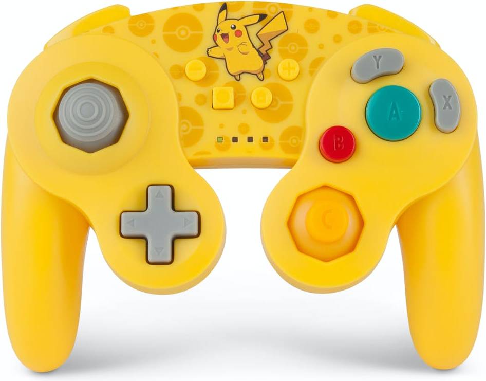 Nintendo switch controller wireless powera PowerA Nintendo Switch Gamecube Style Wireless Controller - Pokemon: Pikachu