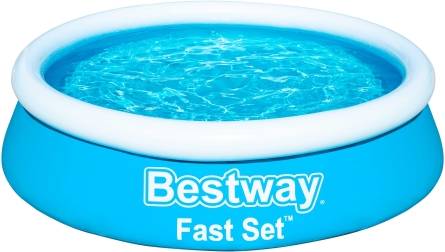 Bestway fast set Bestway Oppblåsbart Basseng Fast Set Rundt