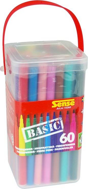 Sense Fiber Pens Basic 60-pack