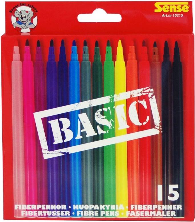 Sense Fiber Pens Basic 15-pack