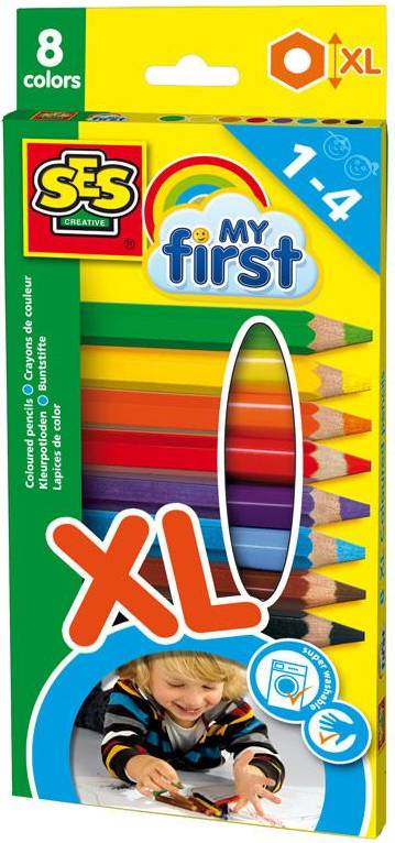 SES Creative First Coloured Pencils 8-pack