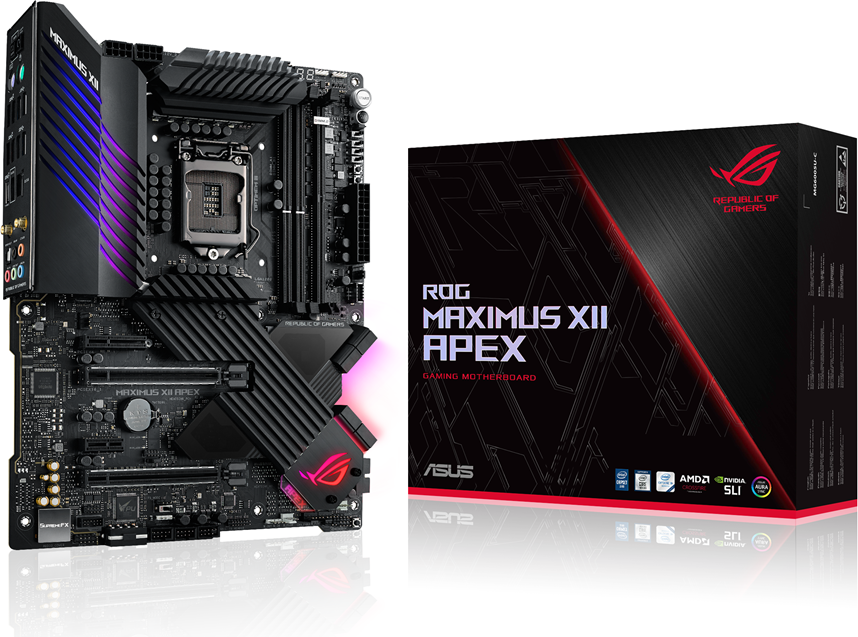 Intel lga 1200 ASUS ROG MAXIMUS XII APEX LGA 1200 ATX Z490