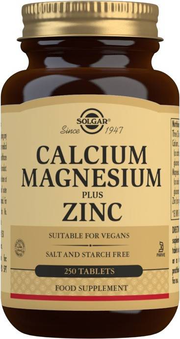 Solgar magnesium Solgar Calcium Magnesium Plus Zinc 250 Stk.