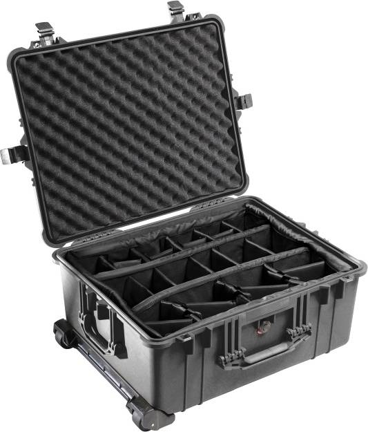 1614 Waterdichte Flightcase Incl Divider Set