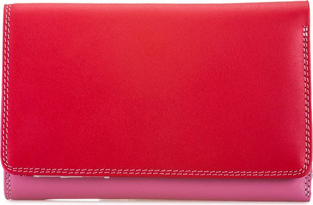 Mywalit Medium Tri Fold Wallet - Ruby