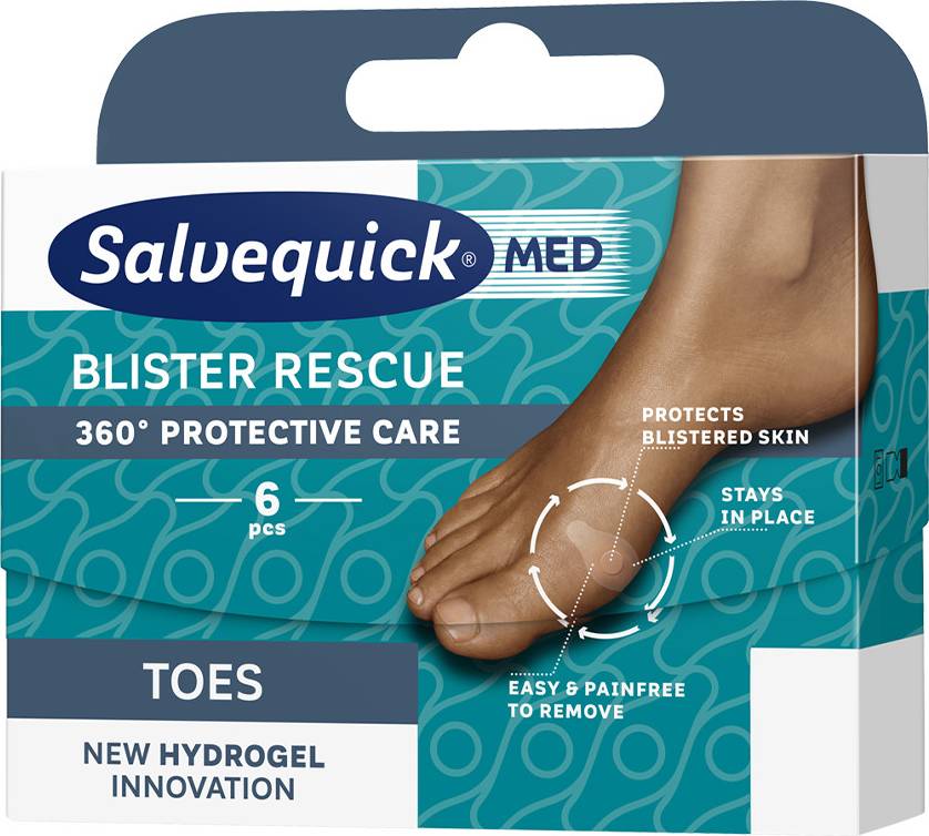 Vabelplaster Salvequick Vabelplaster til tæer 6 stk.