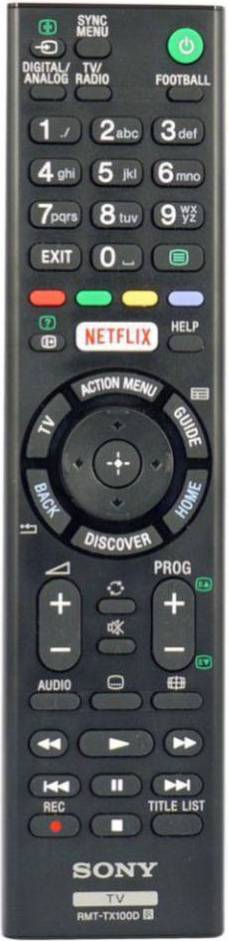 Sony Rmt-Tx100d Télécommande