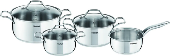 Tefal Intuition Köksset 4 Delar - Silver