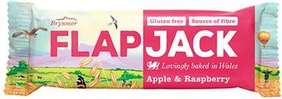 Wholebake Flapjack Apple & Raspberry 80g 1 stk