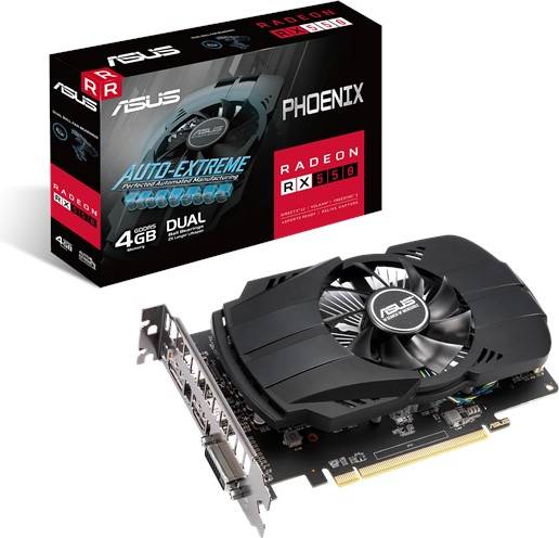 ASUS Radeon RX 550 Phoenix EVO HDMI DP 4GB