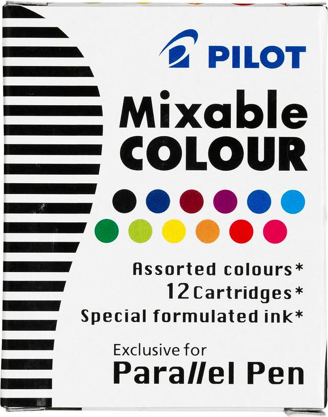 Pilot Mixable Colour Refill Parallel Pen 12-pack