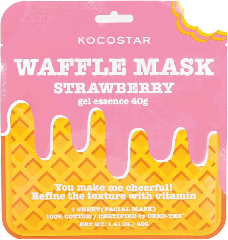 Waffle Mask Strawberry