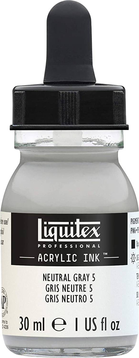 Acrylic Ink Neutral Gray 5 30ml