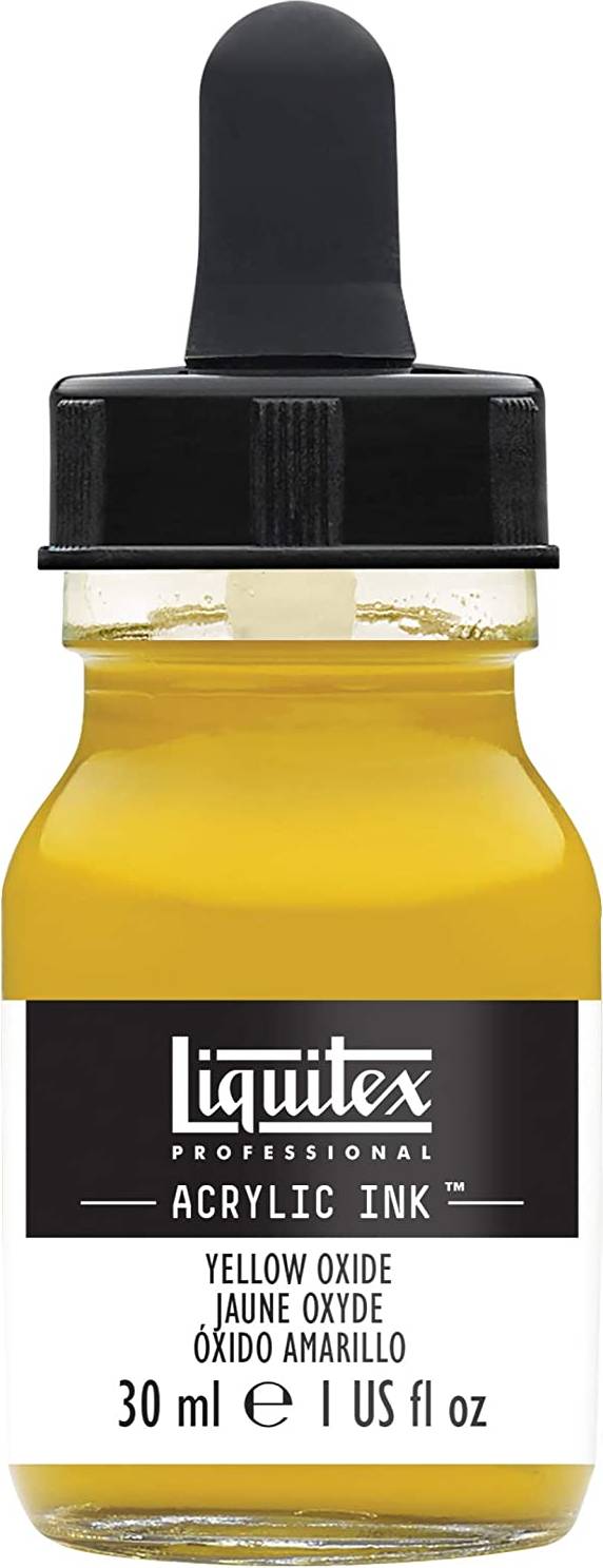 Acrylic Ink Yellow Oxide 30ml
