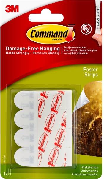 Command Poster Strips 12-pack