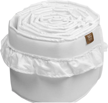 Ng Baby Spjälskydd Ruffle Organic Basic