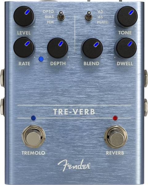 Fender Tre-Verb Digital Reverb Tremolo Blue