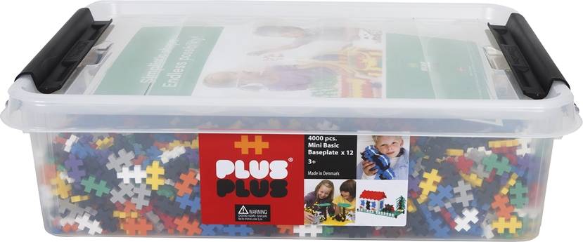 Plus Plus Basic 4000pcs 12pcs Baseplates